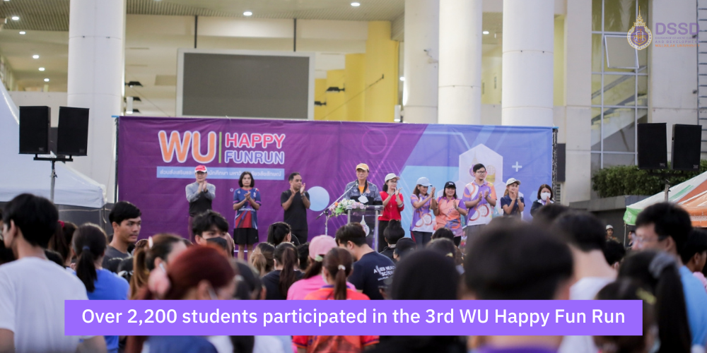 Over 2,200 students participated in the 3rd WU Happy Fun Run