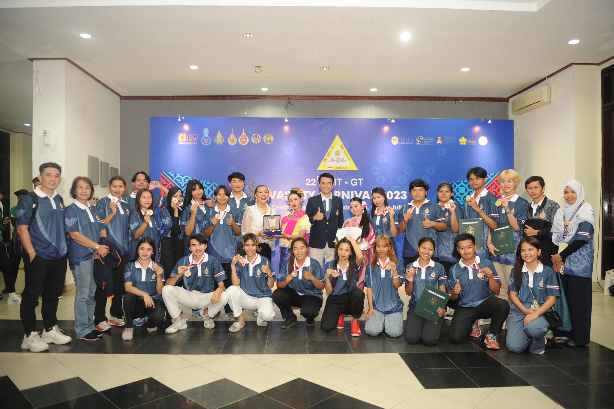 ม.วลัยลักษณ์ คว้า 8 รางวัล กิจกรรม IMT-GT Varsity Carnival 2023 ครั้งที่ 22​ ที่ประเทศอินโดนีเซีย