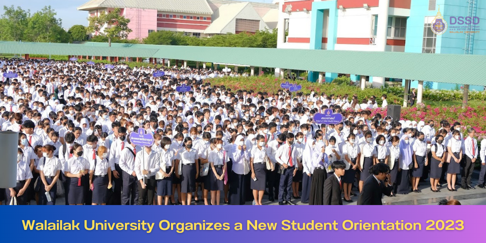 Walailak University Organizes a New Student Orientation 2023